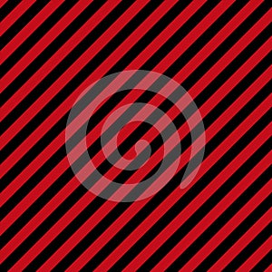 Abstract black and red stripes pattern. Striped diagonal background. Slanted lines wallpaper. Vector illustration