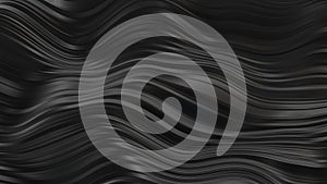 Abstract black rubber waves