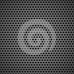 Abstract black speaker grill background