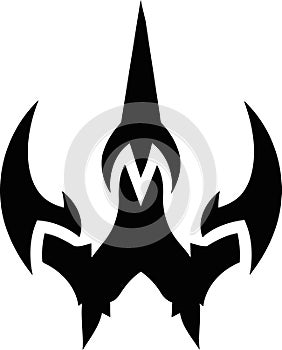 Abstract Tribal Crest Vector Design