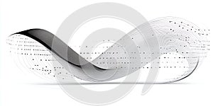 Abstract Black Wave Elegant Modern Design Background Digital Art Graphic Pattern Texture dots flow