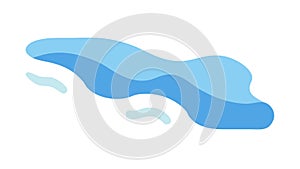 Abstract Black Wavy Lines Background Element, vector design Generative AI