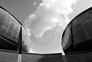 Abstract Black and White Architecture