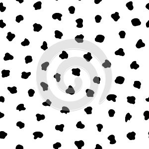 Abstract black and white background. Seamless pattern with animals print for wallpaper, web page, textures, card, postcard, faric