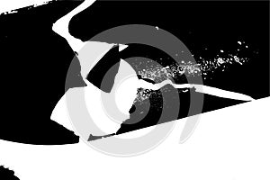 Abstract black and white background, vintage grunge texture pattern