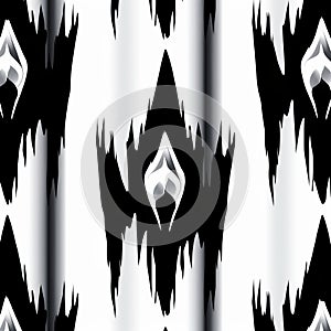 Luminous Shadowing: A Captivating Blend Of White And Black Patterns photo