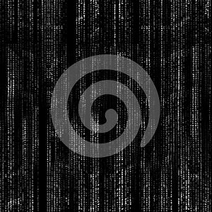 Abstract black and white computer code background pattern
