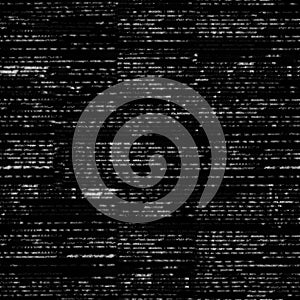 Abstract black and white computer code background pattern