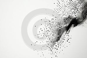 Abstract Halftone Burst