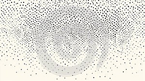 Abstract Black and White Dotted Background Texture