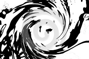 Abstract black-and-white drawings, patterns, pictures for illustrations and background.