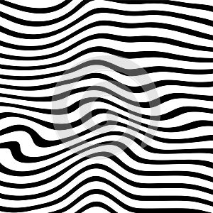 Abstract Black and White Geometric Stripes.hypnosis spiral.Seamless Black and white stripes background.seamless wave line patterns