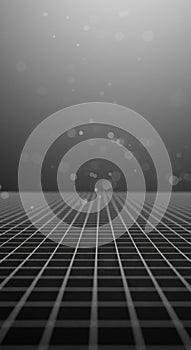 Abstract Black and White Grid Pattern Background