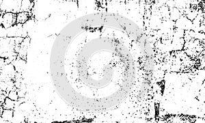 Abstract Black and White Illustration Texture. Grunge Vintage Surface with Dirty Pattern in Cracks, Spots, Dots. Abstract .