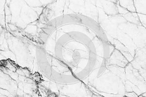 Abstract black and white marble patterned (natural patterns) texture background.