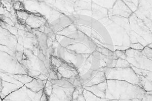 Abstract black and white marble patterned (natural patterns) texture background.