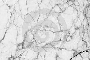 Abstract black and white marble patterned (natural patterns) texture background.