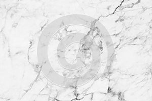 Abstract black and white marble patterned (natural patterns) texture background. photo