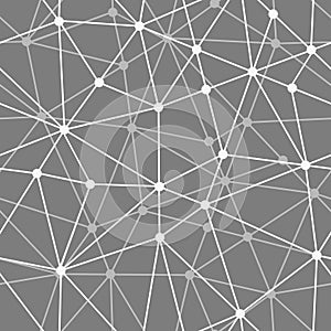 Abstract black and white net seamless background