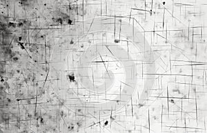 Abstract Black and White Network, Generative AI