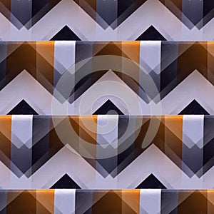 abstract black white and orange repeating geometric patterns and design