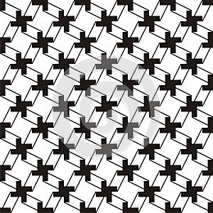Abstract black and white pattern