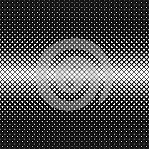 Abstract black and white rounded square pattern background - vector illustration with diagonal squares