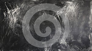 Abstract Black and White Scratched Texture