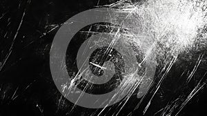 Abstract Black And White Scratched Texture