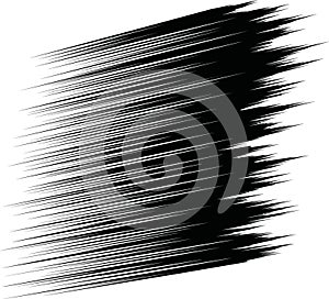 Dynamic Black and White Speed Lines Background