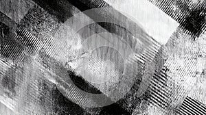 abstract black white textured strokes