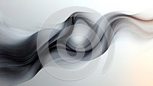 Abstract Black and White Wave photo