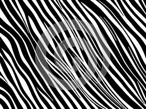 abstract black and white zebra print