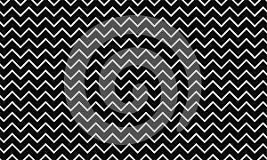 Abstract Black And White Zigzag Pattern