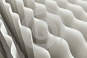 Abstract blank paper, gradient background, 3d rendering