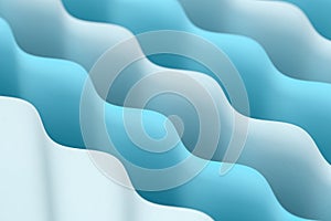Abstract blank paper, gradient background, 3d rendering