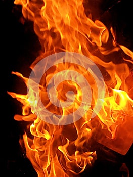 Abstract blaze fire flame background