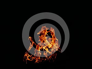 Abstract blaze fire flame texture for banner background