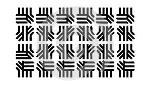 Abstract Block Repeating Pattern, Modern Geometric Background, vector design Generative AI