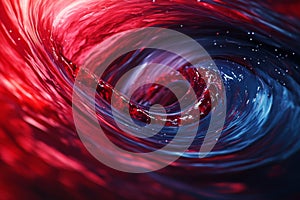 Abstract Blood Flow Dynamics Visualization