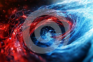 Abstract Blood Flow Dynamics Visualization