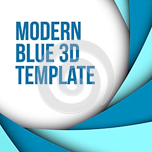 Abstract blue 3d background