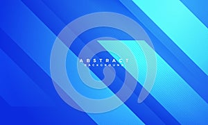 Abstract blue arrow glowing with lighting and line grid on blue background technology hi-tech concept