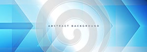 Abstract blue arrows futuristic technology background concept high-speed movement.