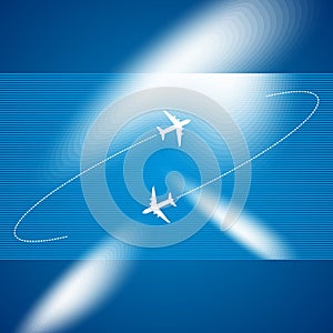 Abstract blue background