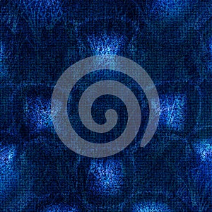 Abstract blue background with bright center spotlight