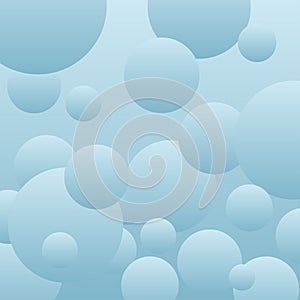 Abstract blue background with circles