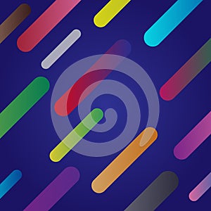 abstract blue background with colorful shaps