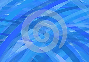Abstract blue background with curves