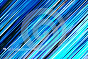 Abstract blue background with diagonal dynamic lines